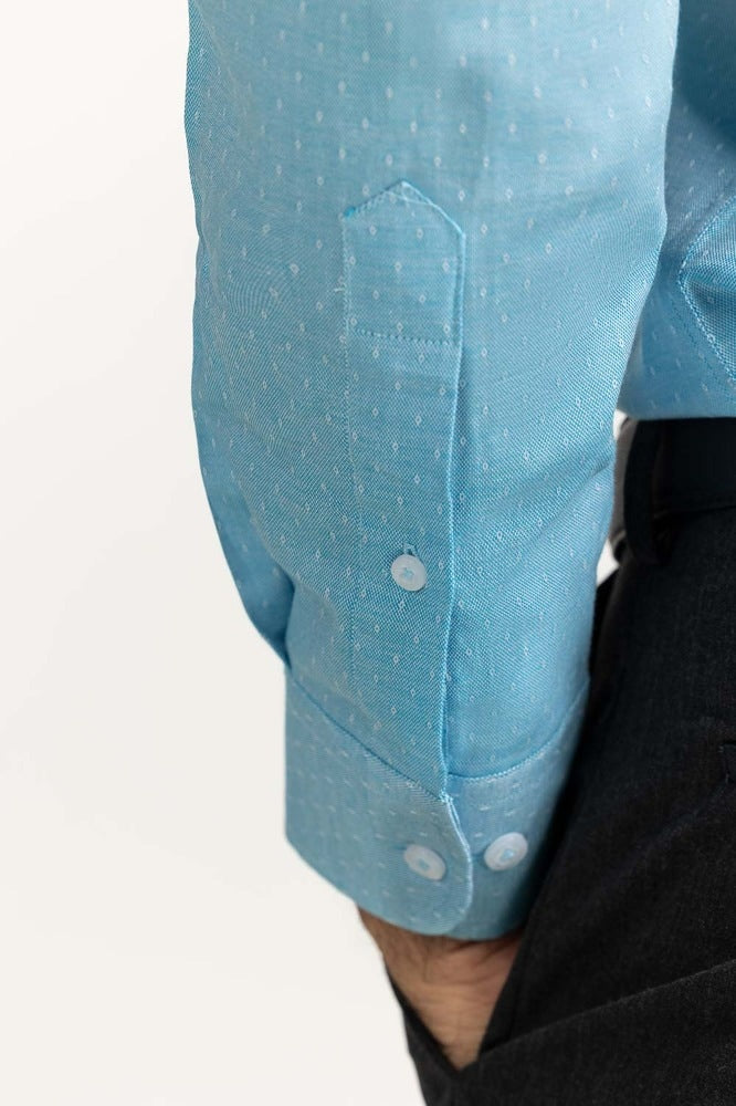 Ocean Yarn Dyed Formal Shirt
