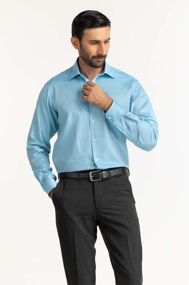 Ocean Yarn Dyed Formal Shirt
