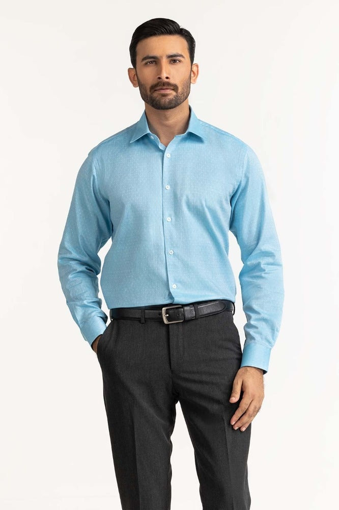 Ocean Yarn Dyed Formal Shirt