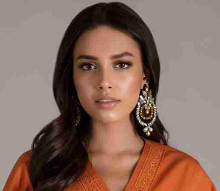 Circular Crystal Earrings