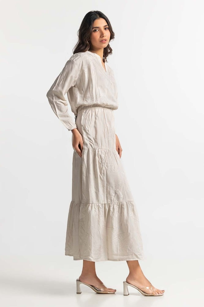 Off White Dress