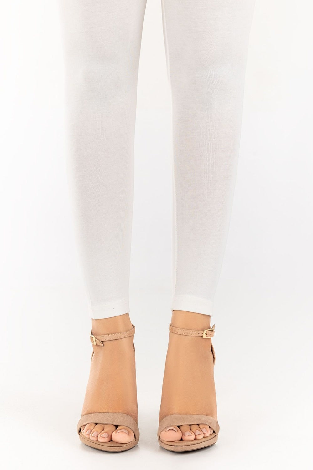 Off White Jersey Tights