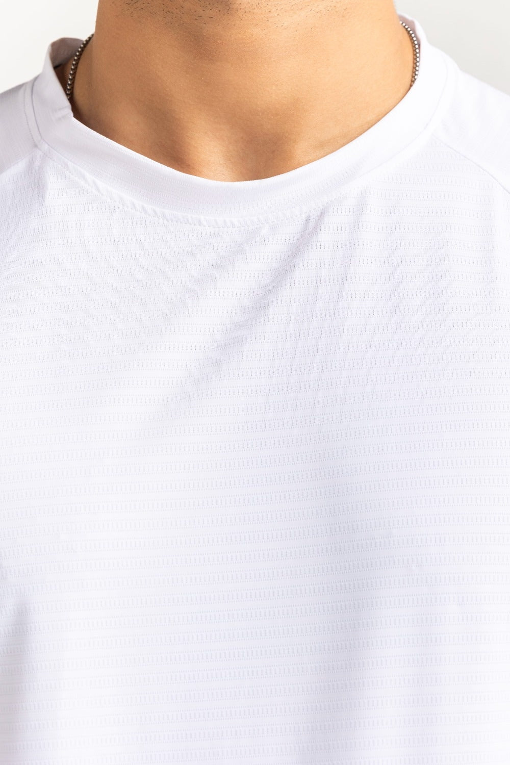 Off White Textured Tee