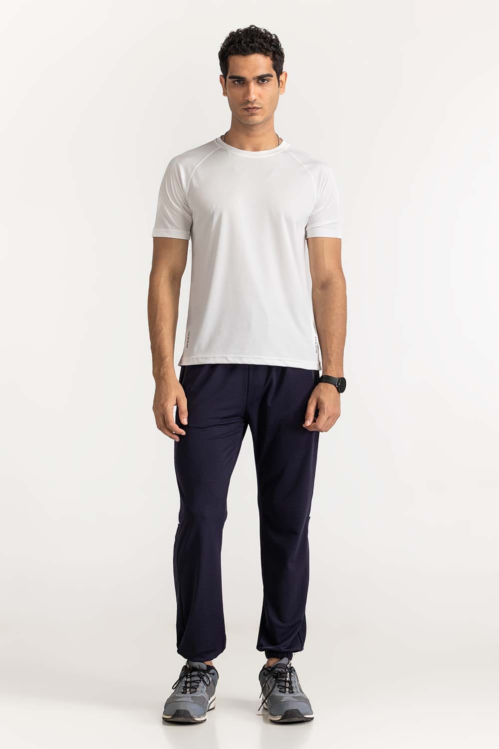 Off White Textured Tee