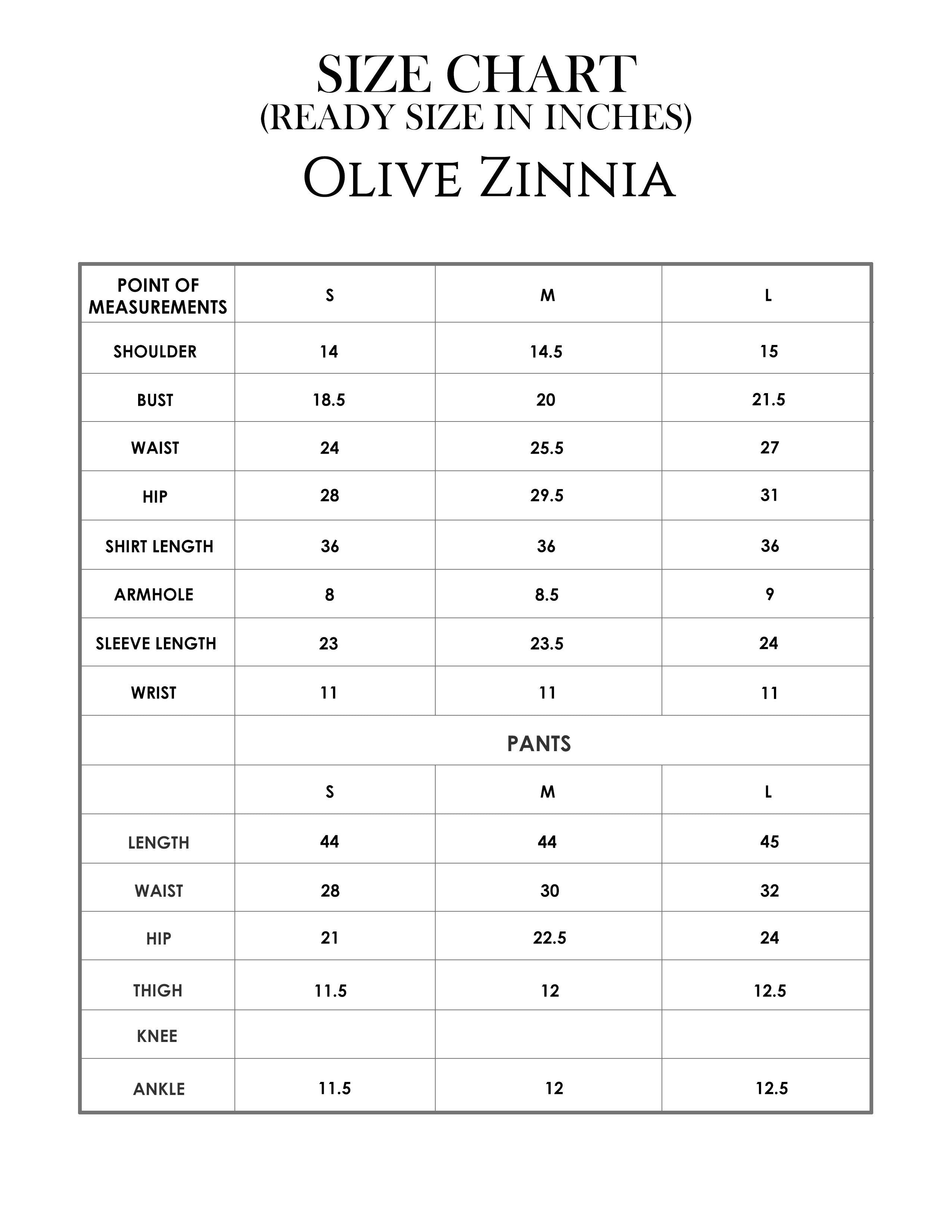 OLIVE ZINNIA