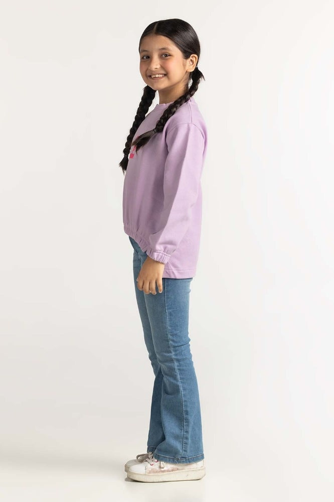 Orchid Printed Sweatshirt