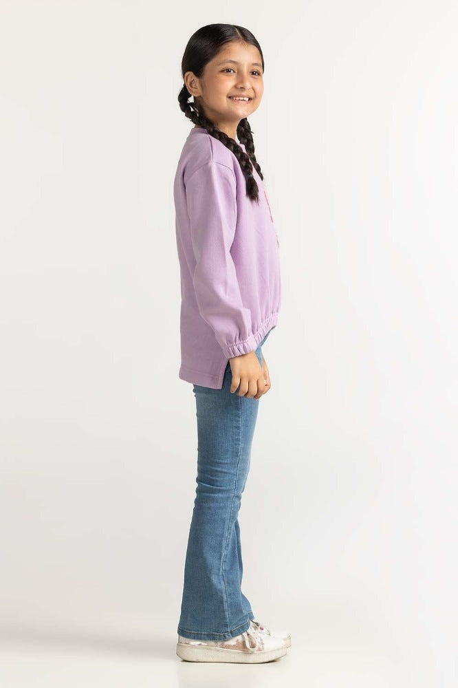 Orchid Printed Sweatshirt