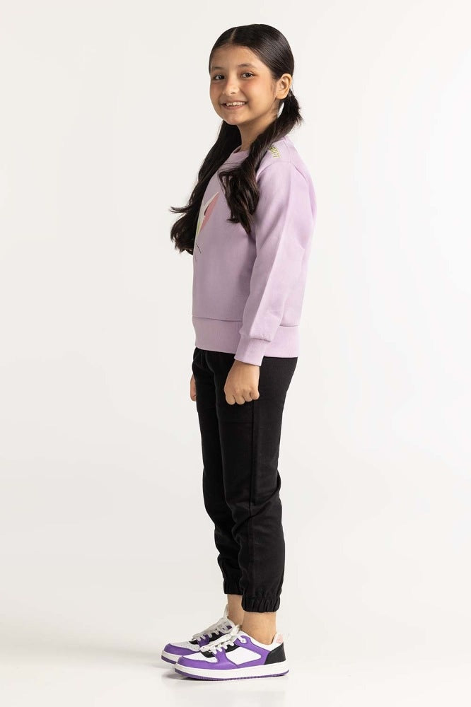 Orchid Printed Sweatshirt
