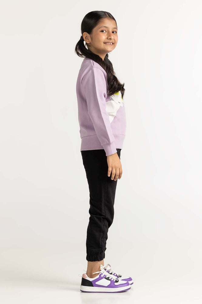 Orchid Printed Sweatshirt