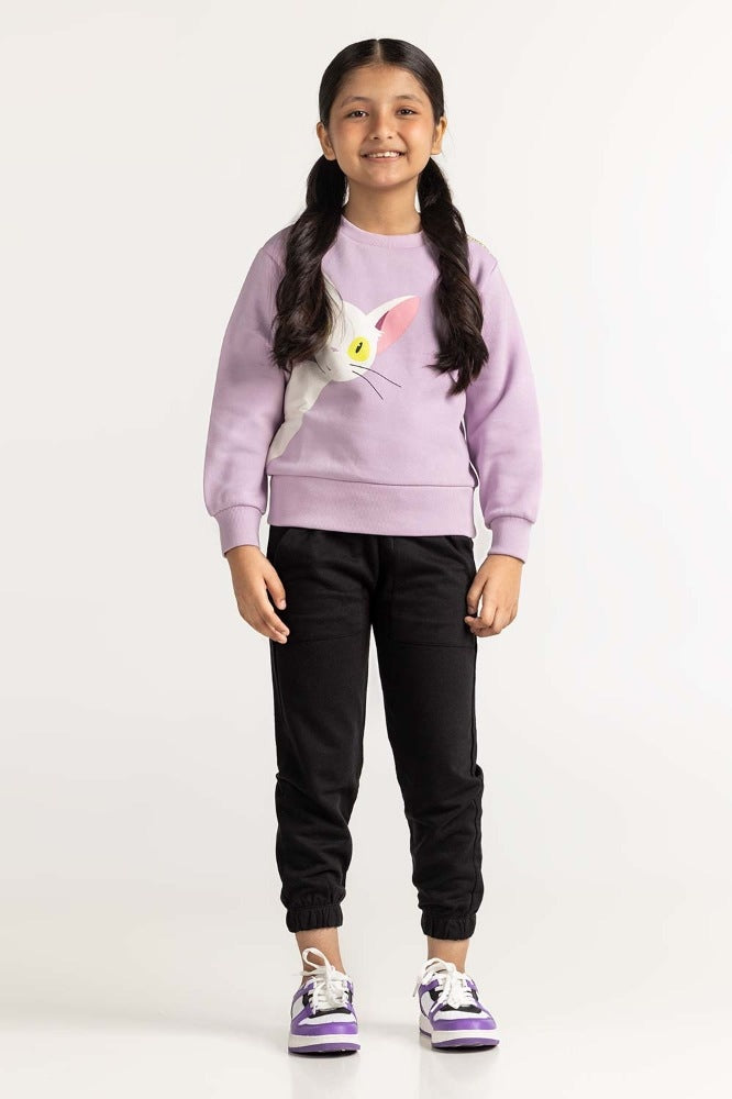 Orchid Printed Sweatshirt