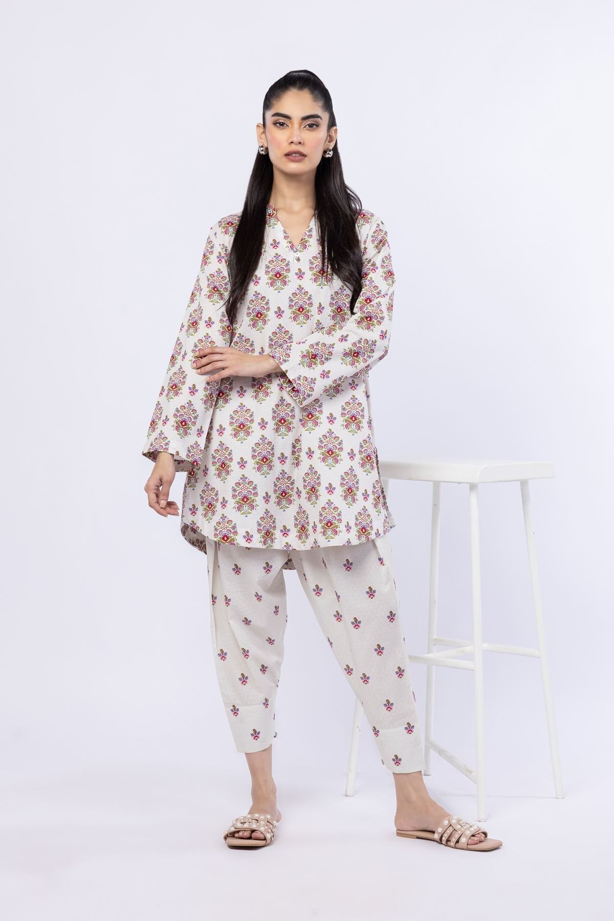 Embroidered | Cambric Kurta