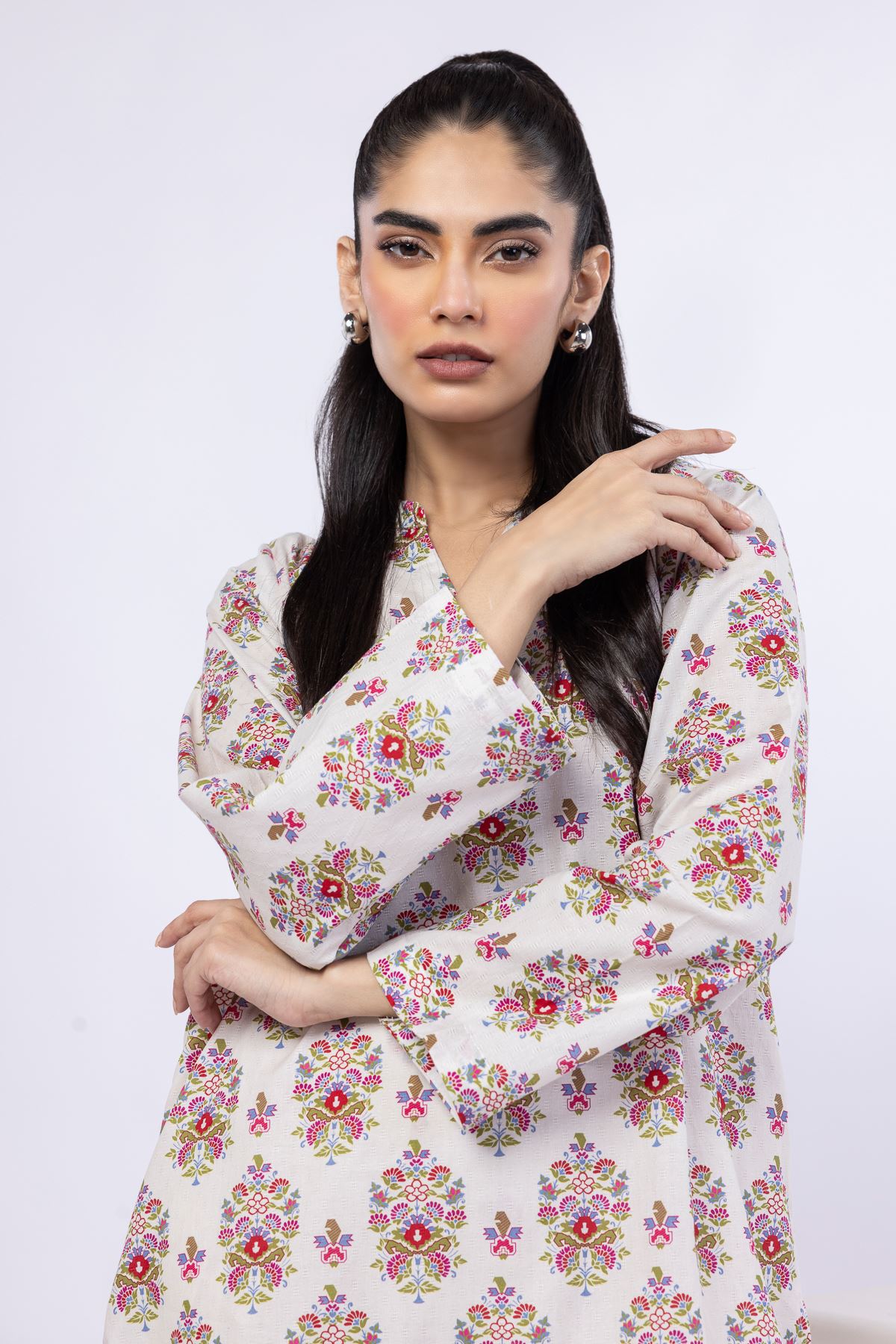 Embroidered | Cambric Kurta