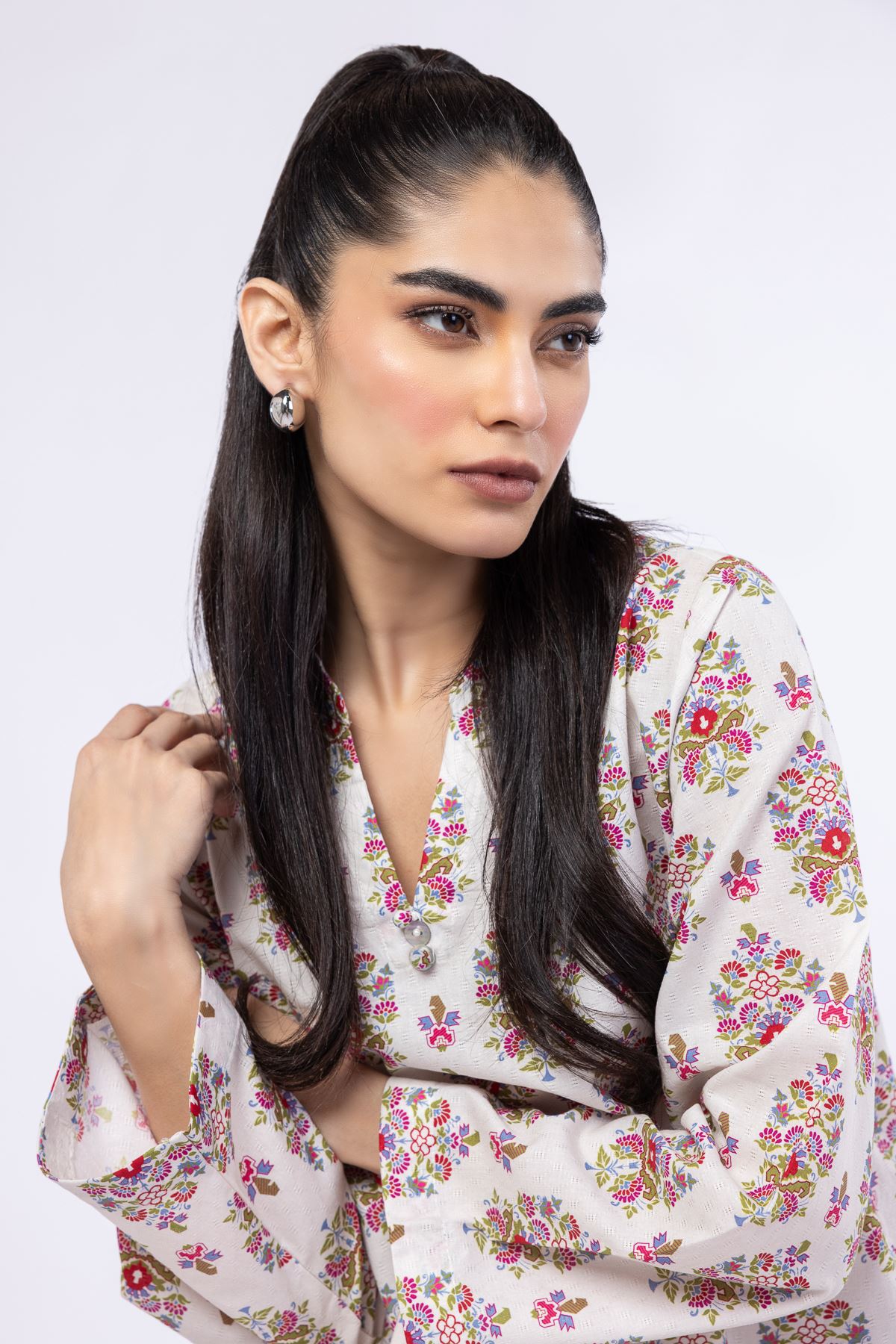 Embroidered | Cambric Kurta