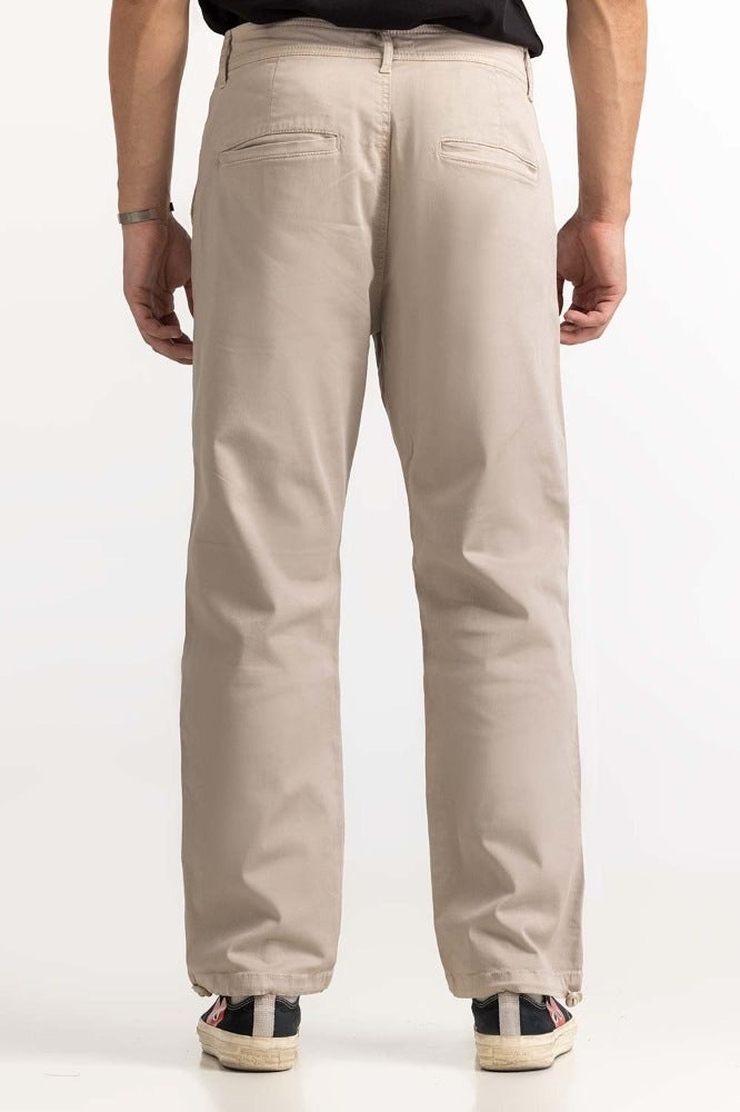 Oyster Grey Basic Trouser
