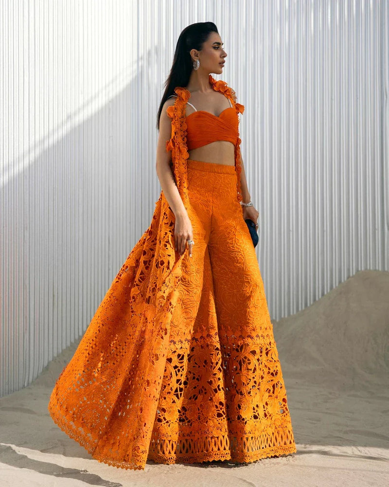 Stitched Printed Muzlin Suit