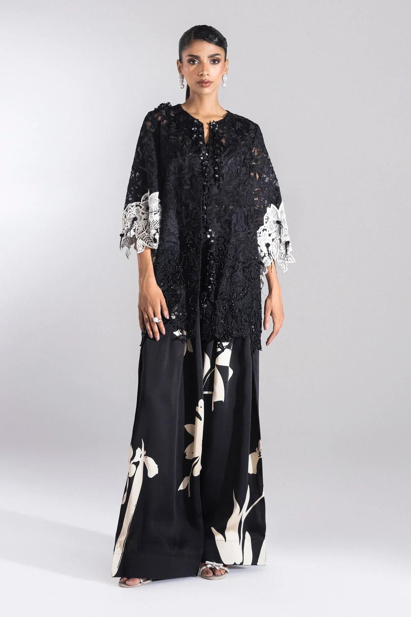 Stitched Embroidered Muzlin Lawn Suit