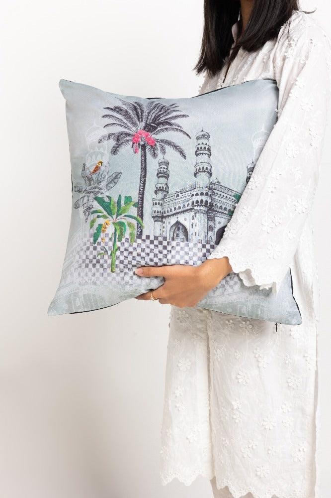 SS24-PAK-001 Digital Square Cushion Cover