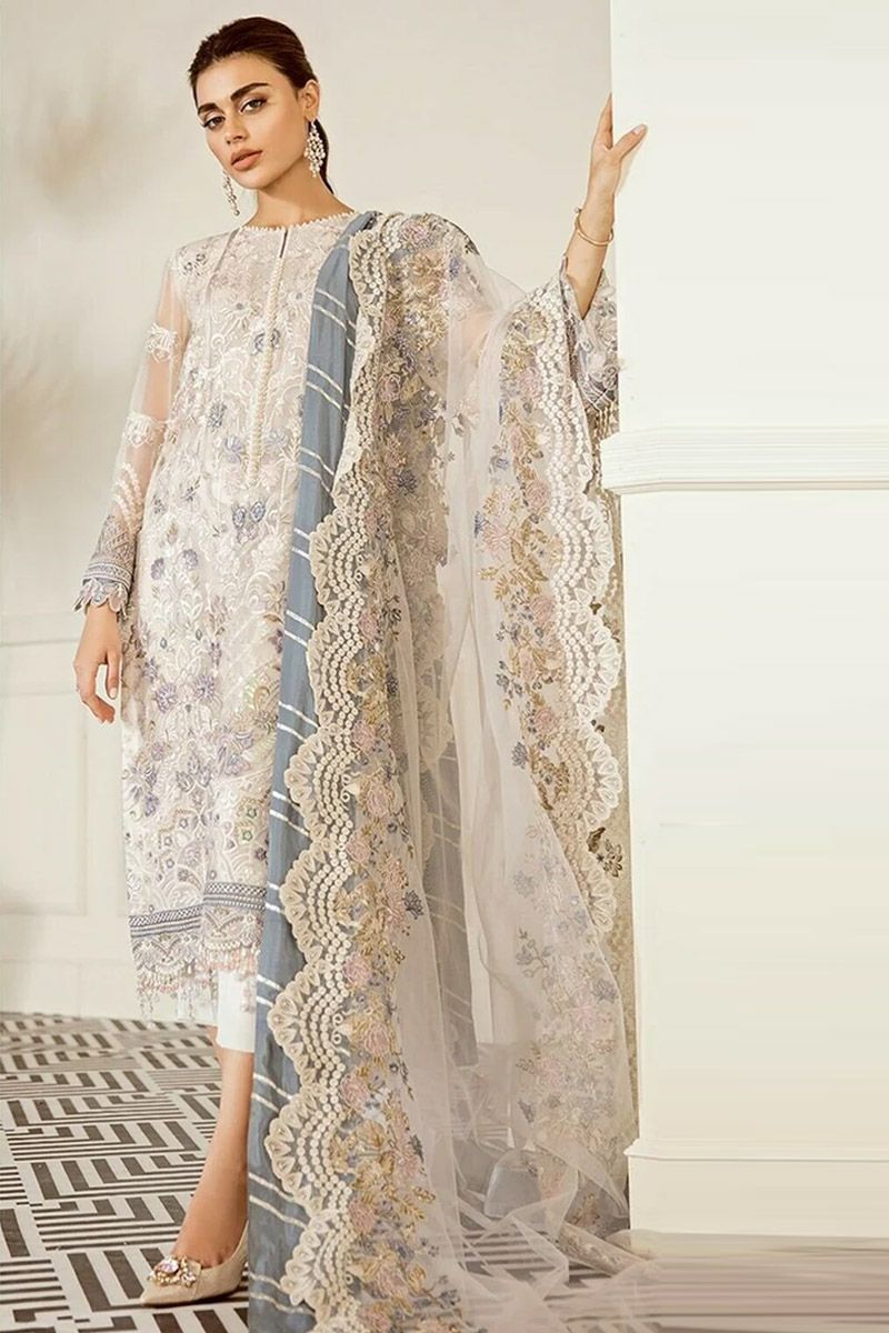 Jazmin Style — Mairaz Pewter Salwar Kameez