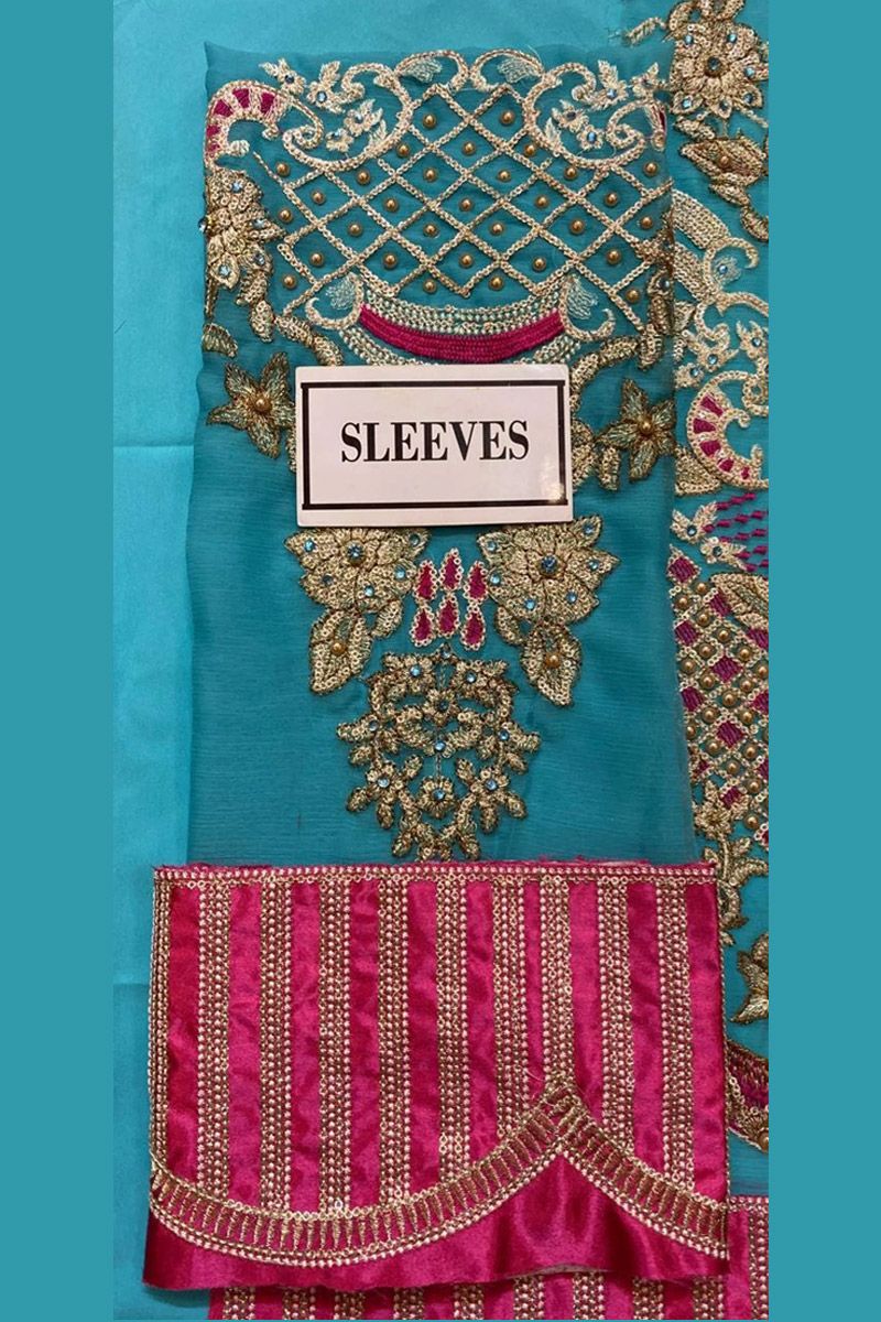 Emaan Adeel Style — Mairaz Blue Sharara