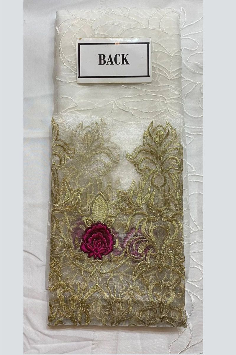 Maria B Style — Mairaz White Salwar Kameez