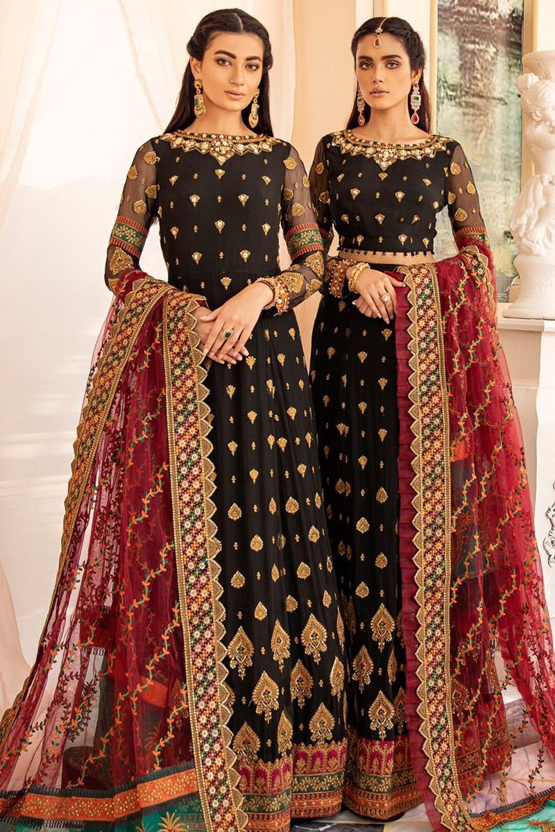 Iznik Style — Mairaz Black Wedding Maxi