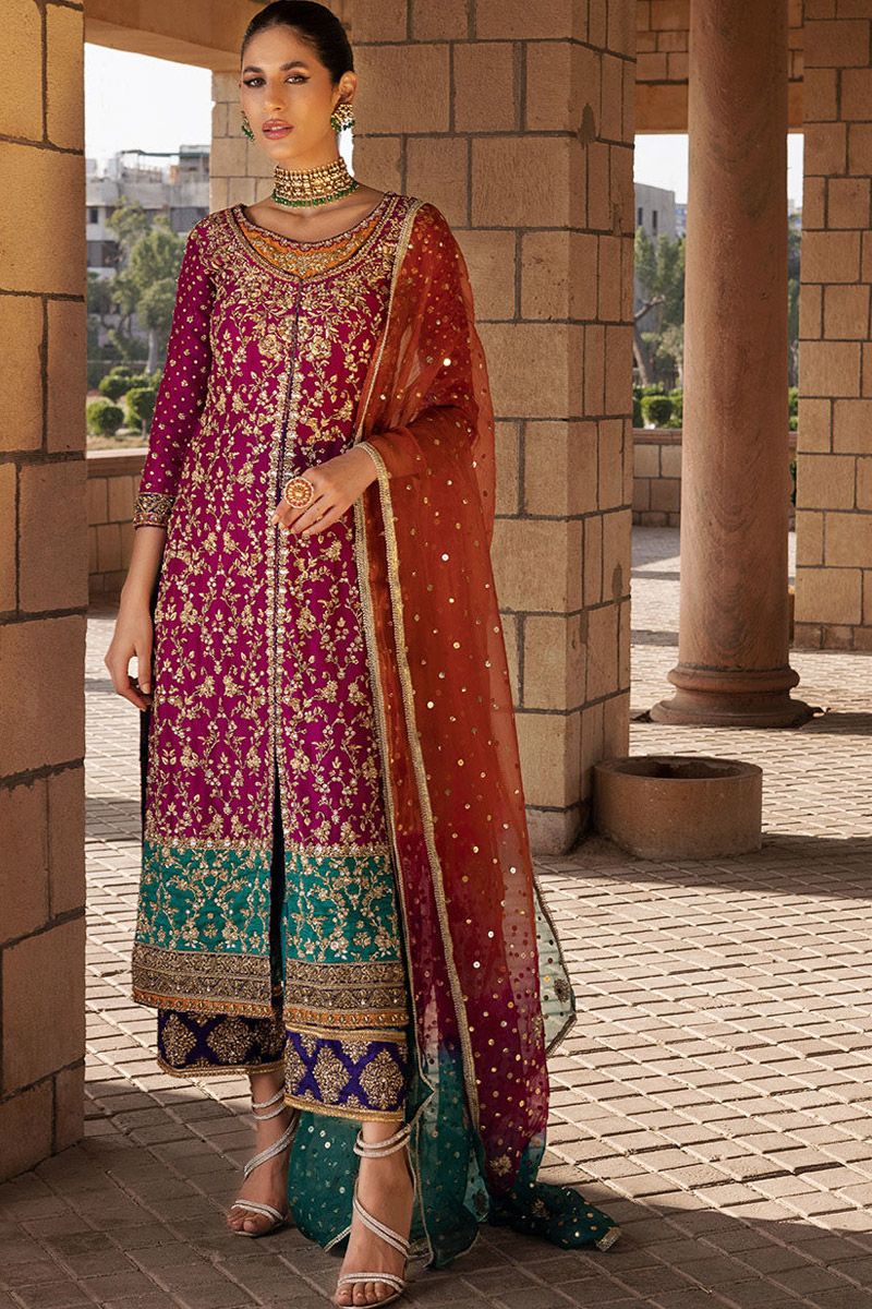 Mairaz Pink Three-Piece Suit
