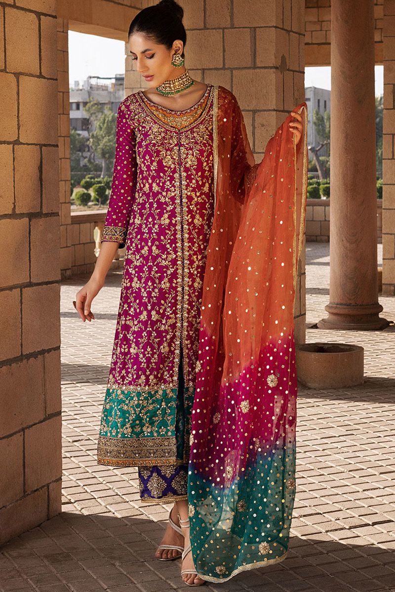 Mairaz Pink Three-Piece Suit