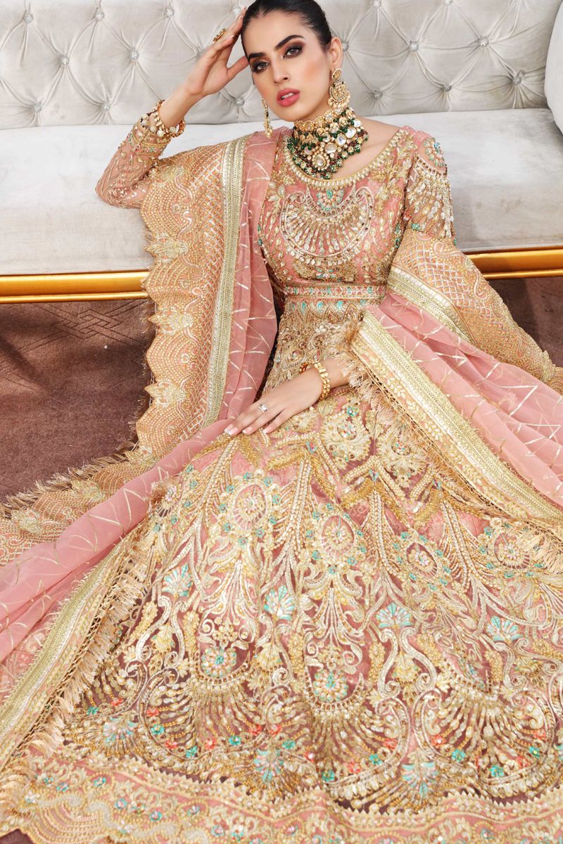 Mairaz Pale Pink Three-Piece Suit