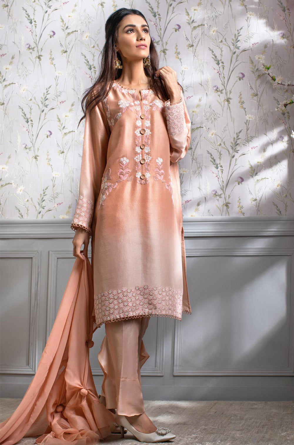 Peach Floral