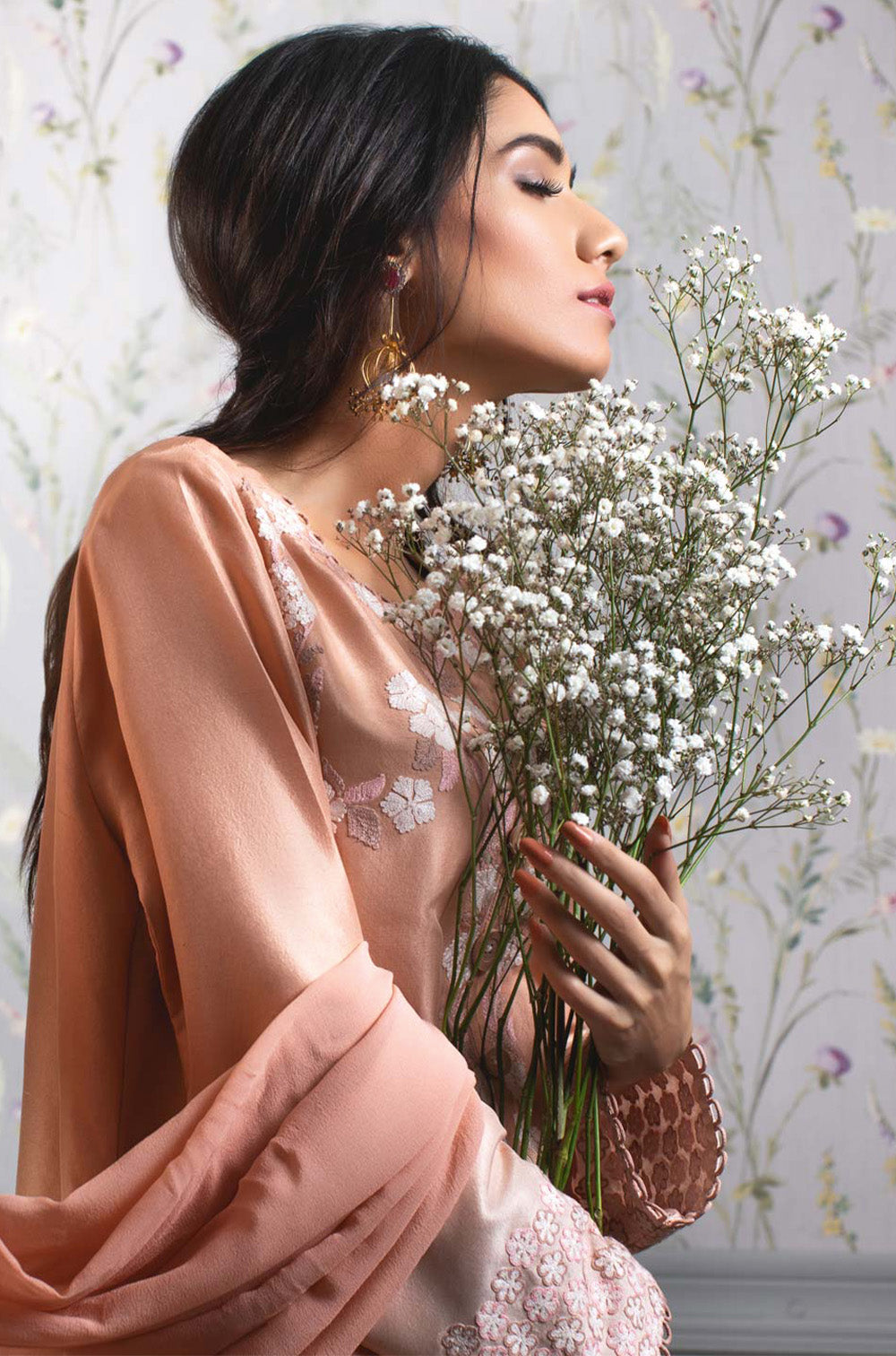 Peach Floral