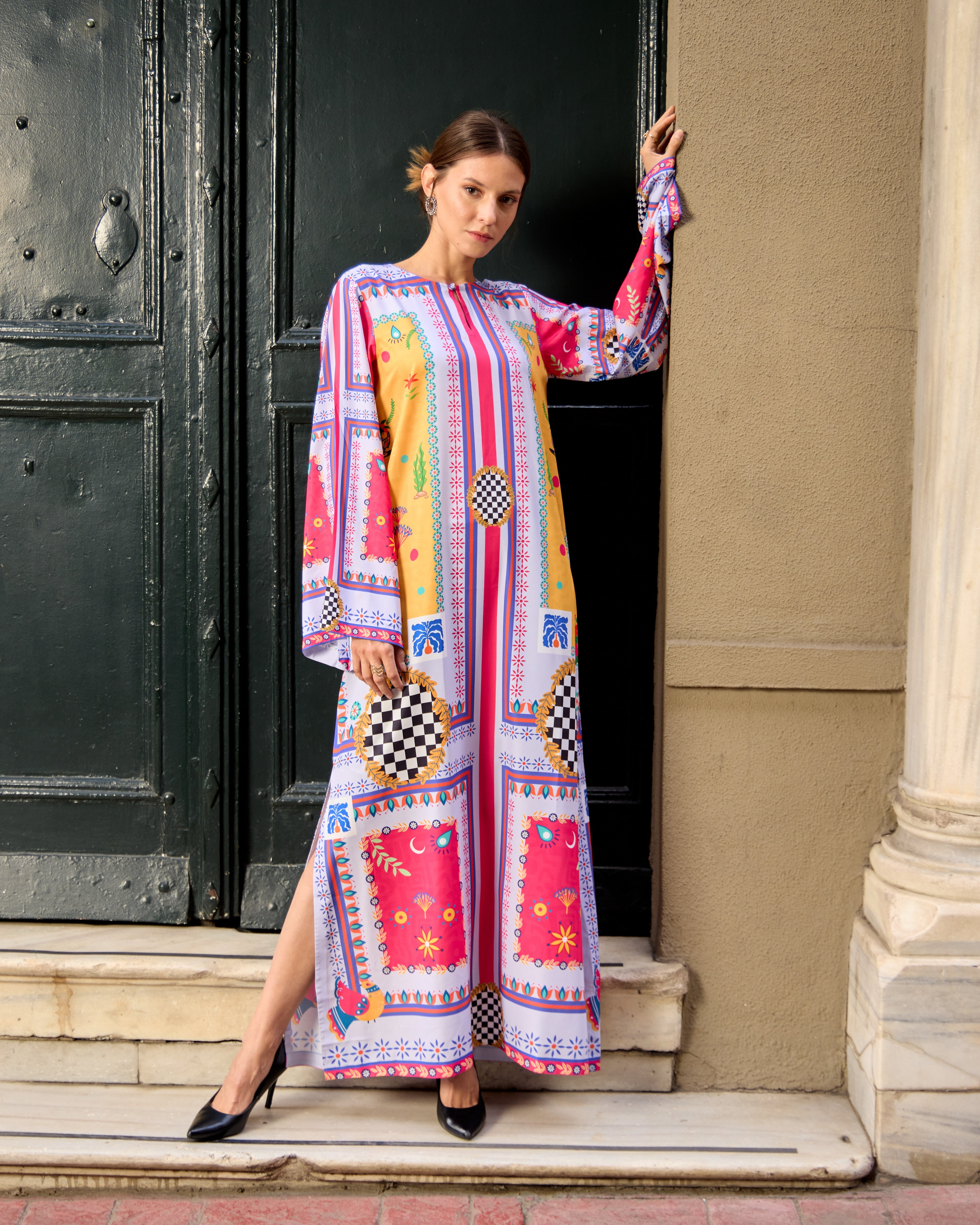 Corin - Printed Kaftan