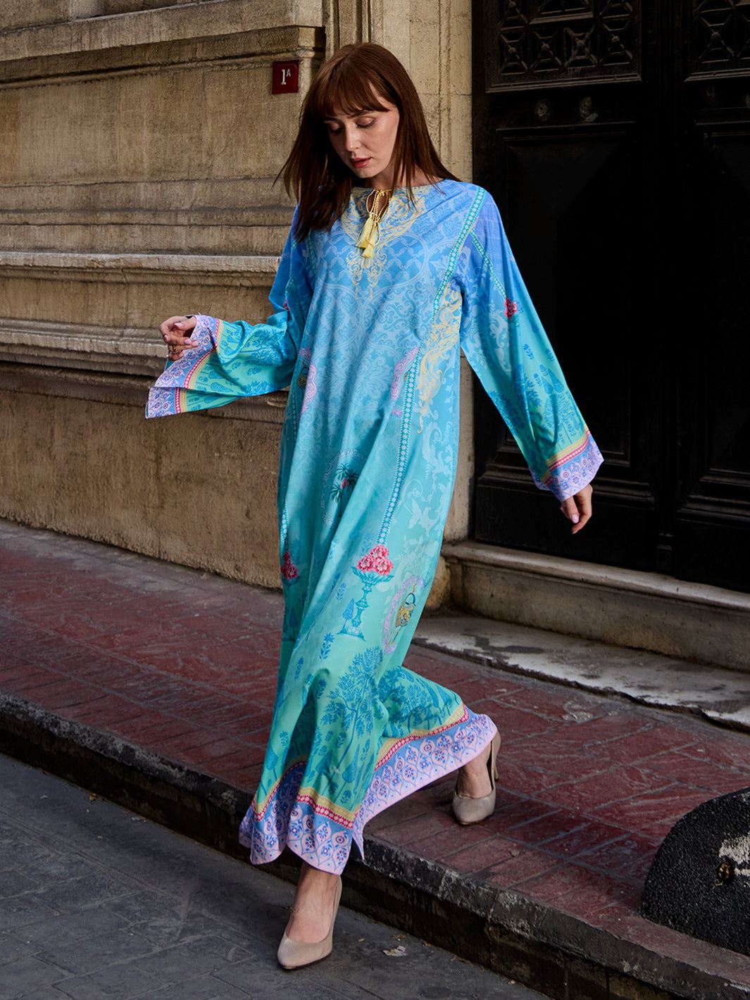 Viana - Printed Kaftan
