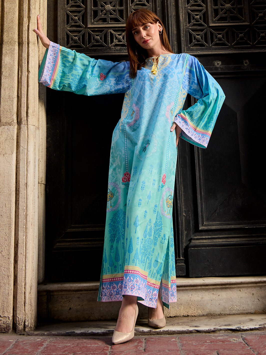 Viana - Printed Kaftan