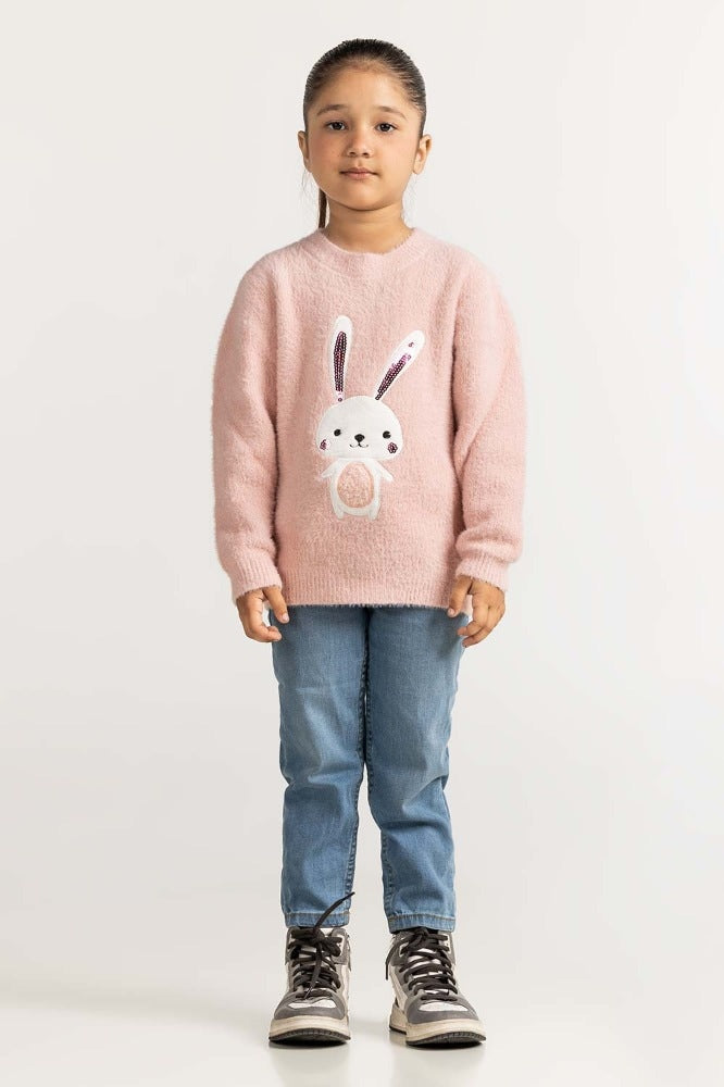 Pink Basic Sweater
