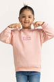 Pink Embroidered Sweatshirt