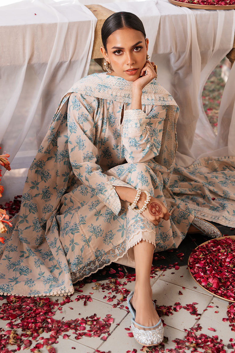 Dainty Royale-3 Pc Printed Lawn Suit