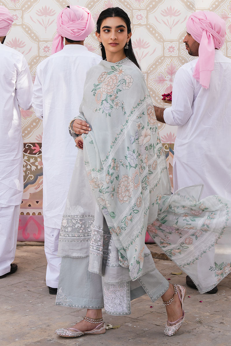 LUNAR BLOOM-3 PC DYED JACQUARD SUIT