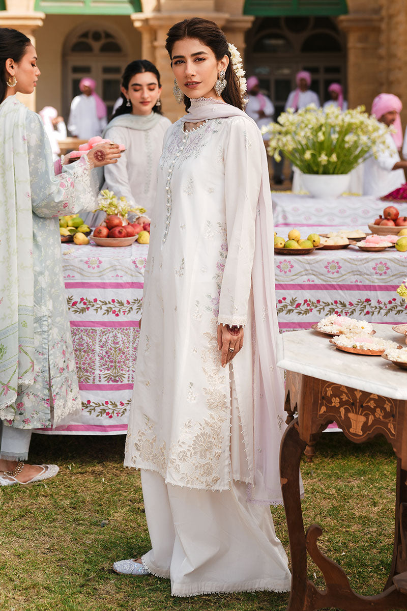 Ivory Whisper-3 Pc Embroidered Lawn Suit
