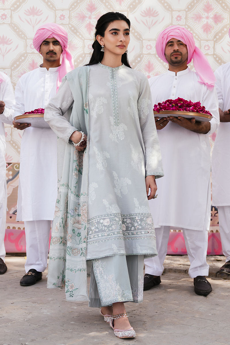 LUNAR BLOOM-3 PC DYED JACQUARD SUIT