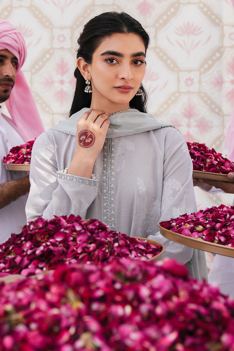 LUNAR BLOOM-3 PC DYED JACQUARD SUIT