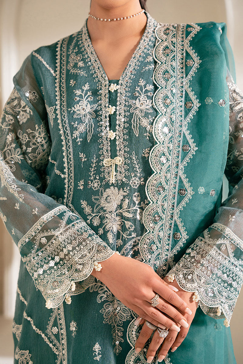 North Sea-4Pc (Shirt, Trouser ,Slip & Dupatta)