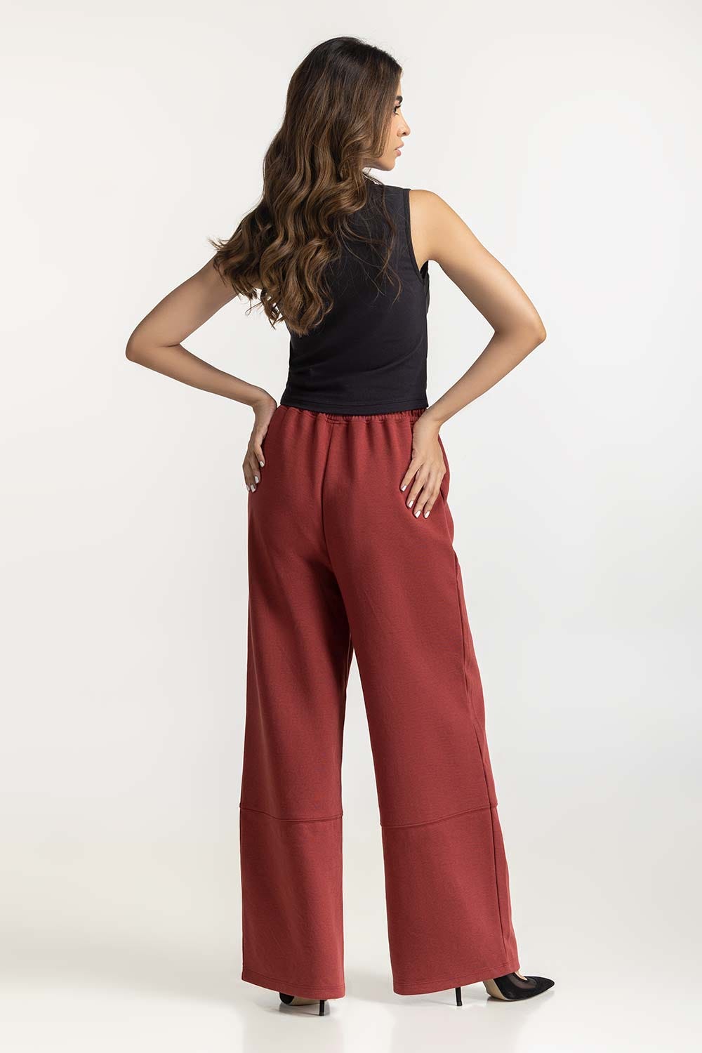 Plain Knit Sleeveless Top