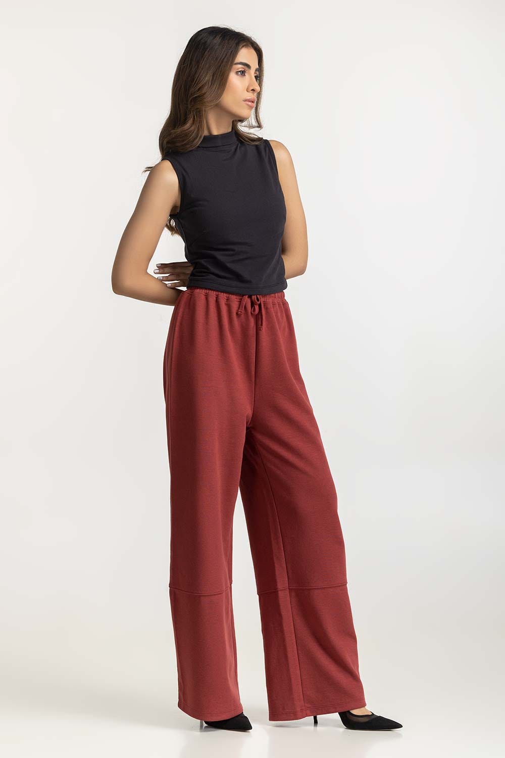 Plain Knit Sleeveless Top