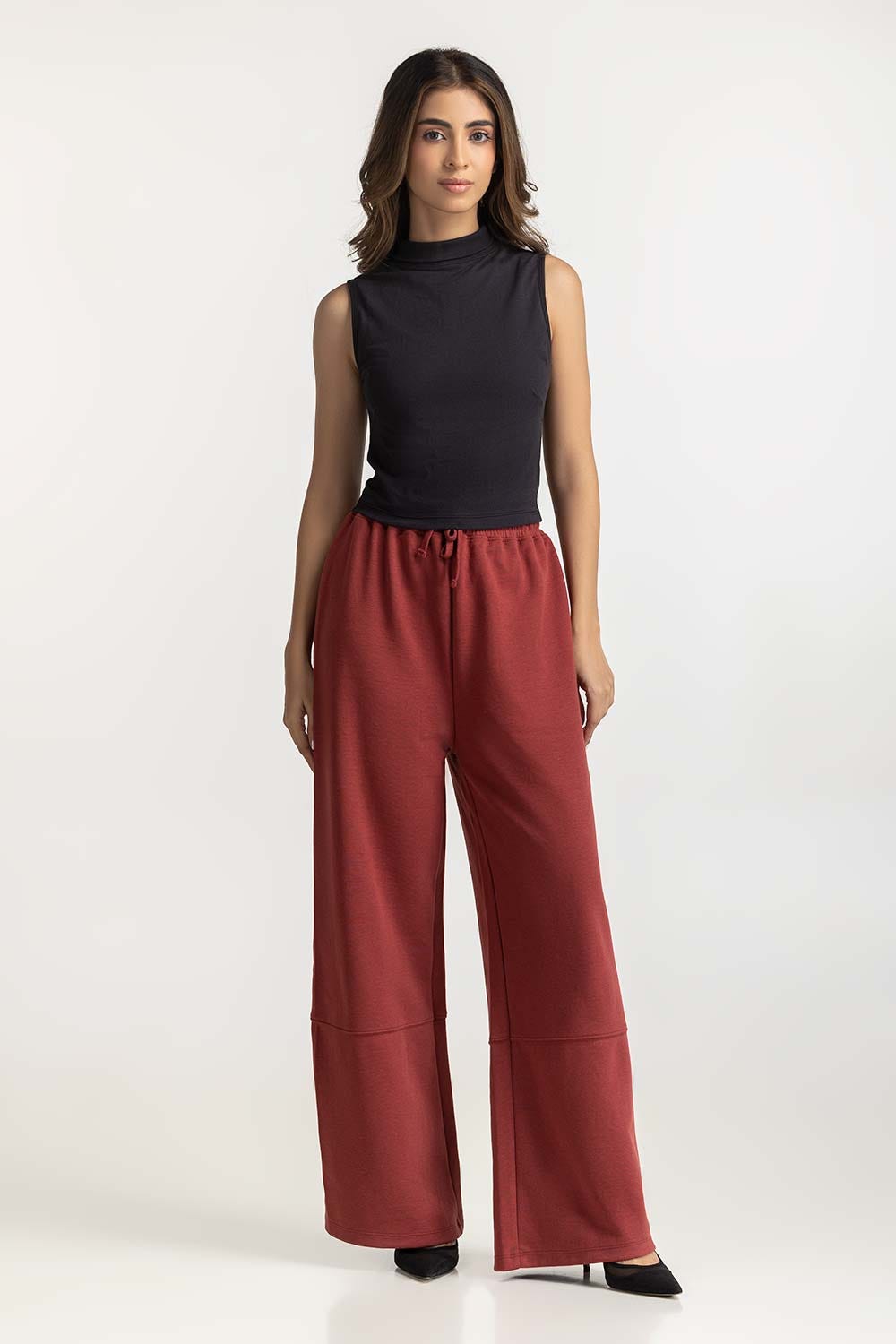 Plain Knit Sleeveless Top
