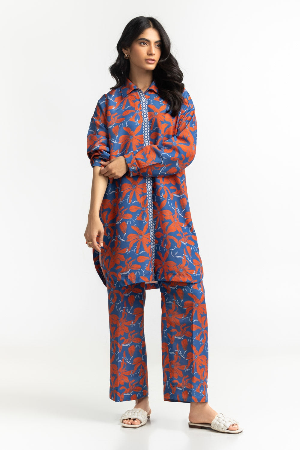 Poly Cambric Printed Co-Ord Set