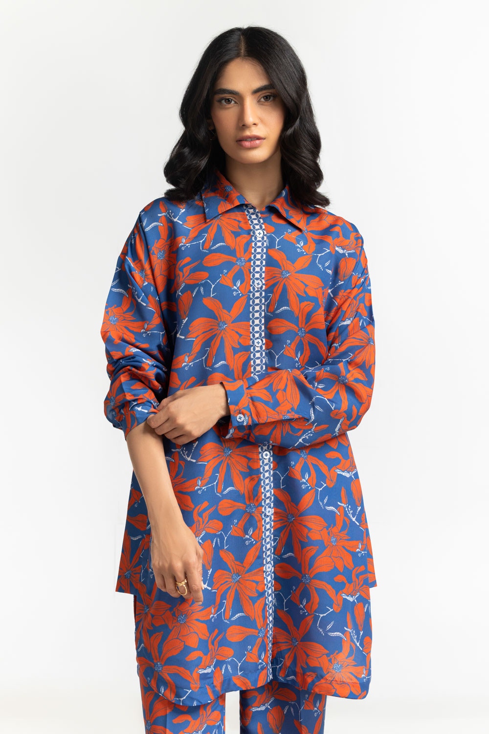 Poly Cambric Printed Co-Ord Set