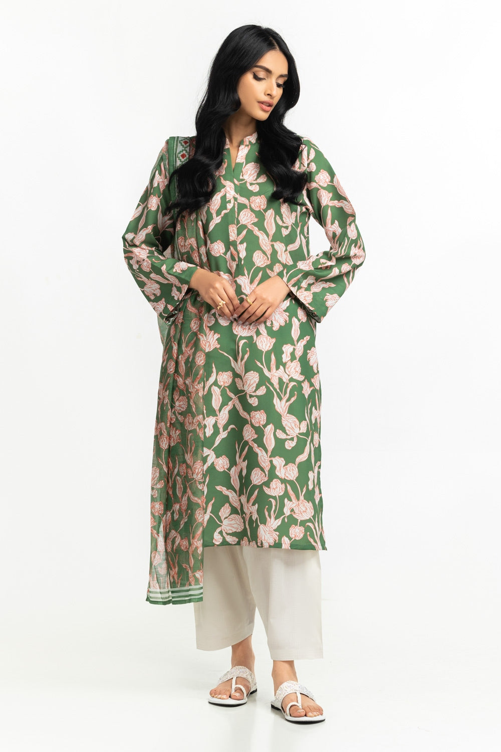 Poly Munar Printed Dupatta