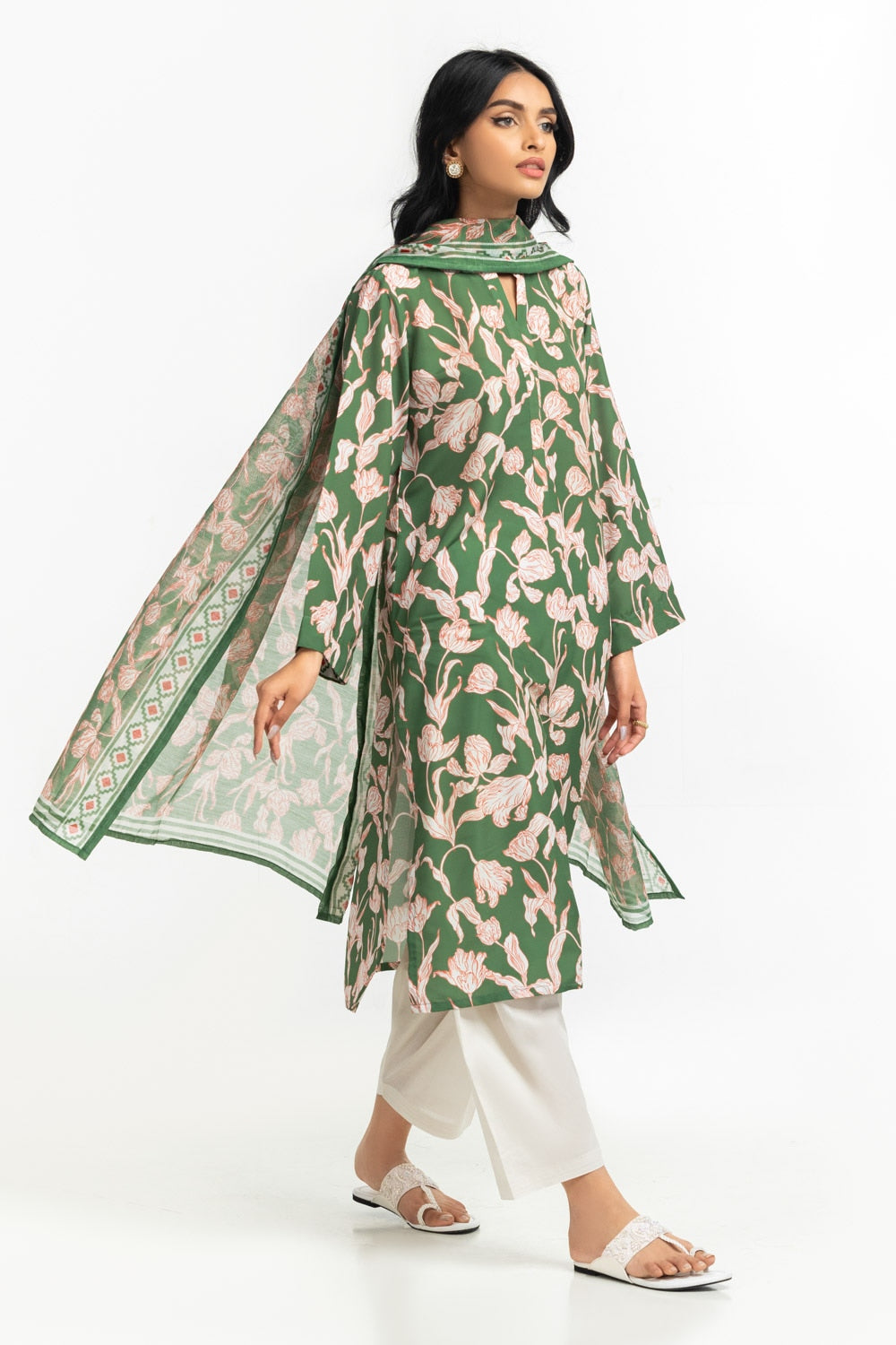 Poly Munar Printed Dupatta