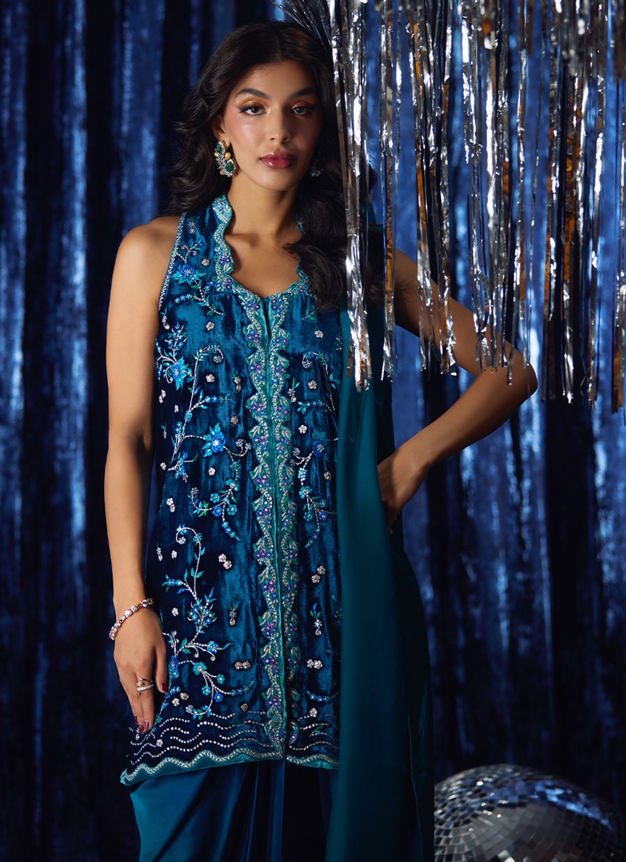Pri Prussian Blue Saari Jacket