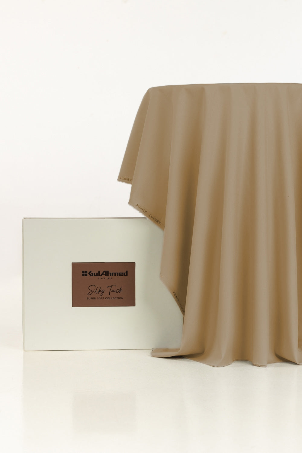 Prince Luxury Plus Unstitched Fabric Cotton With Gift Box